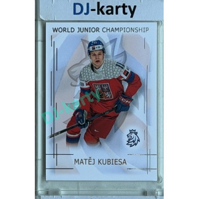 2025/26 Real Cards serie 1 #U20-12 Matěj Kubiesa World junior Championship U20 2025/26 Silver xx/22