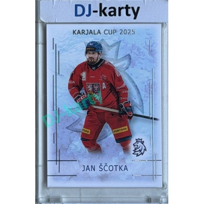 2025/26 Real Cards serie 1 #KC-23 Jan Ščotka Karjala cup 2025/26 Silver xx/22