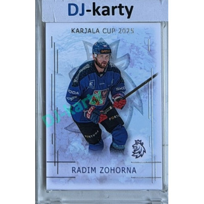 2025/26 Real Cards serie 1 #KC-26 Radim Zohorna Karjala cup 2025/26 Silver xx/22
