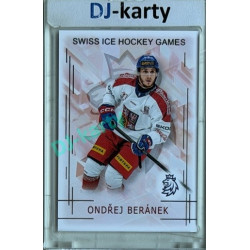 2025/26 Real Cards serie 1 #SHG-02 Ondřej Beránek Swiss ice hockey games 2025/26 Silver xx/22