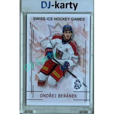 2025/26 Real Cards serie 1 #SHG-02 Ondřej Beránek Swiss ice hockey games 2025/26 Silver xx/22