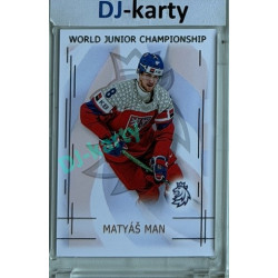 2025/26 Real Cards serie 1 #U20-13 Matyáš Man World junior Championship U20 2025/26 Silver xx/22