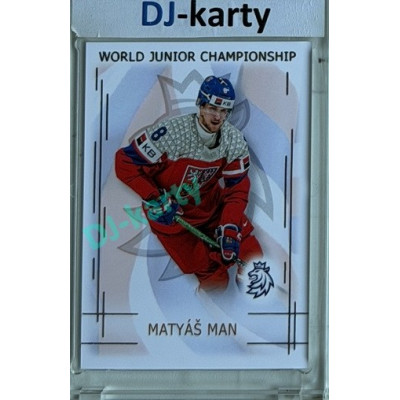 2025/26 Real Cards serie 1 #U20-13 Matyáš Man World junior Championship U20 2025/26 Silver xx/22