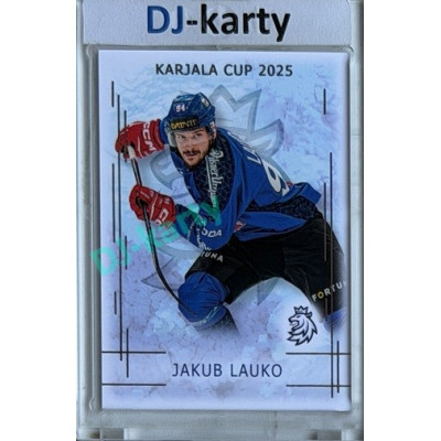 2025/26 Real Cards serie 1 #KC-18 Jakub Lauko Karjala cup 2025/26 Silver xx/22