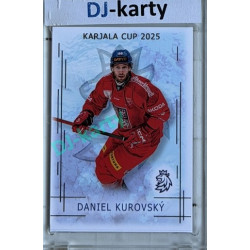 2025/26 Real Cards serie 1 #KC-16 Daniel Kurovský Karjala cup 2025/26 Silver xx/22