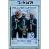 2025/26 Real Cards serie 1 #U20-24 trenérský štáb World junior Championship U20 2025/26 Silver xx/22