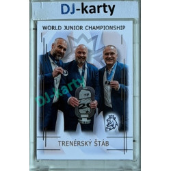 2025/26 Real Cards serie 1 #U20-24 trenérský štáb World junior Championship U20 2025/26 Silver xx/22