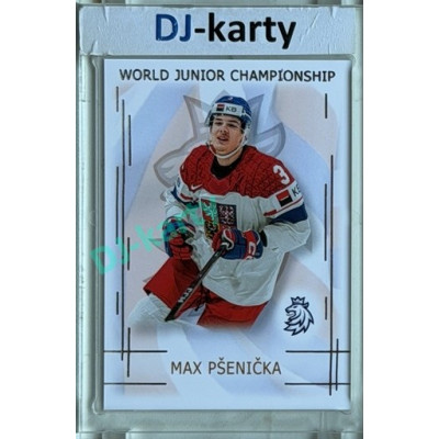 2025/26 Real Cards serie 1 #U20-20 Max Pšenička World junior Championship U20 2025/26 Silver xx/22