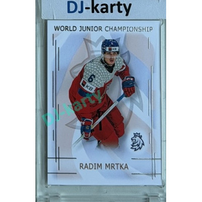 2025/26 Real Cards serie 1 #U20-15 Radim Mrtka World junior Championship U20 2025/26 Silver xx/22