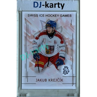 2025/26 Real Cards serie 1 #SHG-13 Jakub Krejčík Swiss ice hockey games 2025/26 Silver xx/22