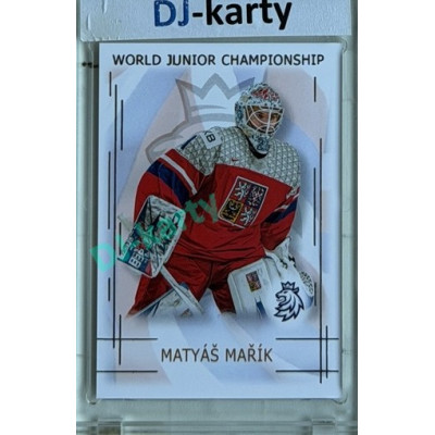 2025/26 Real Cards serie 1 #U20-14 Matyáš Mařík World junior Championship U20 2025/26 Silver xx/22