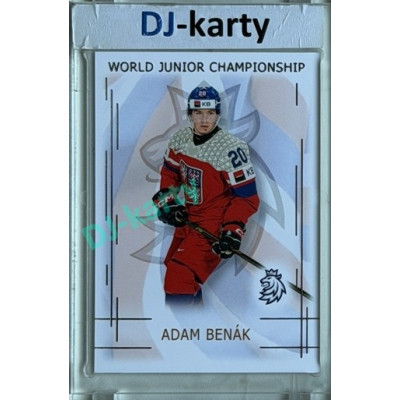 2025/26 Real Cards serie 1 #U20-01 Adam Benák World junior Championship U20 2025/26 Silver xx/22