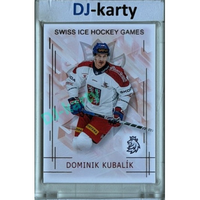 2025/26 Real Cards serie 1 #SHG-14 Dominik Kubalík Swiss ice hockey games 2025/26 Silver xx/22