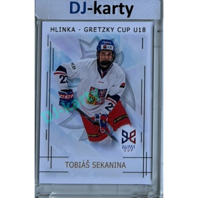 2025/26 Real Cards serie 1 #HG-18 Tobiáš Sekanina Hlinka-Gretzky cup U18 Silver xx/22