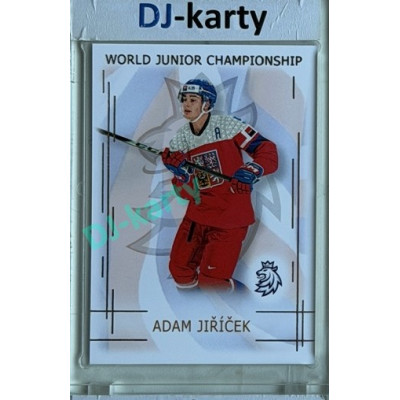 2025/26 Real Cards serie 1 #U20-10 Adam Jiříček World junior Championship U20 2025/26 Silver xx/22