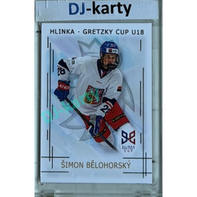 2025/26 Real Cards serie 1 #HG-01 Šimon Bělohorský Hlinka-Gretzky cup U18 Silver xx/22