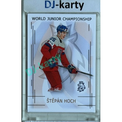 2025/26 Real Cards serie 1 #U20-08 Štěpán Hoch World junior Championship U20 2025/26 Silver xx/22