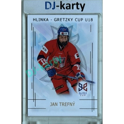 2025/26 Real Cards serie 1 #HG-23 Jan Trefný Hlinka-Gretzky cup U18 Silver xx/22