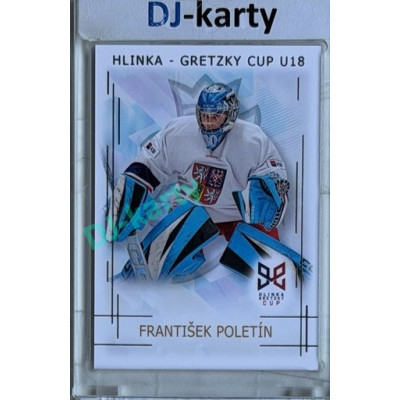 2025/26 Real Cards serie 1 #HG-13 František Poletín Hlinka-Gretzky cup U18 Silver xx/22