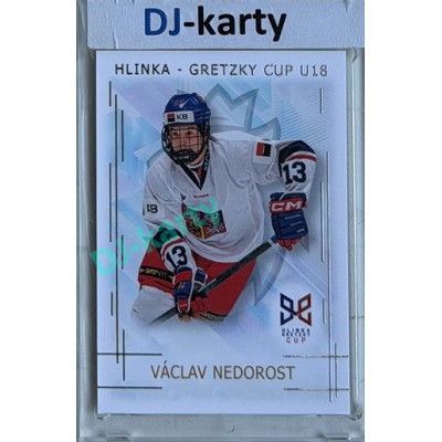 2025/26 Real Cards serie 1 #HG-11 Václav Nedorost Hlinka-Gretzky cup U18 Silver xx/22