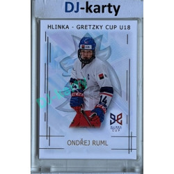 2025/26 Real Cards serie 1 #HG-16 Ondřej Ruml Hlinka-Gretzky cup U18 Silver xx/22