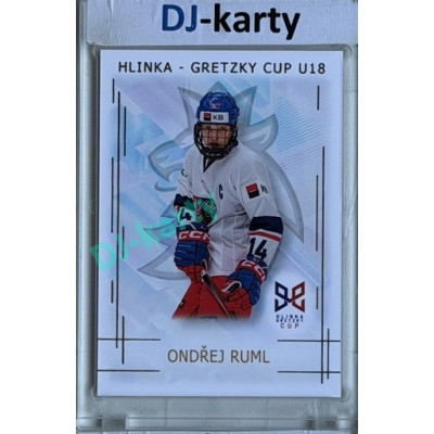 2025/26 Real Cards serie 1 #HG-16 Ondřej Ruml Hlinka-Gretzky cup U18 Silver xx/22