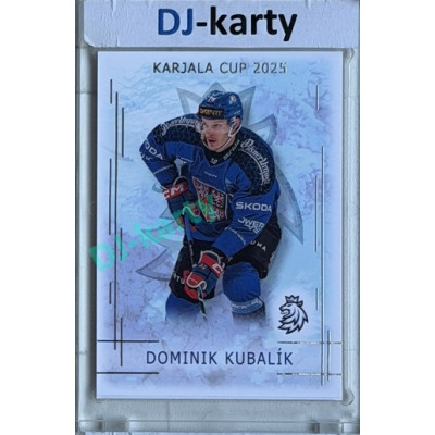 2025/26 Real Cards serie 1 #KC-14 Dominik Kubalík Karjala cup 2025/26 Silver xx/22