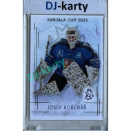 2025/26 Real Cards serie 1 #KC-11 Josef Kořenář Karjala cup 2025/26 Silver xx/22