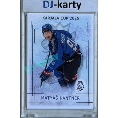 2025/26 Real Cards serie 1 #KC-09 Matyáš Kantner Karjala cup 2025/26 Silver xx/22