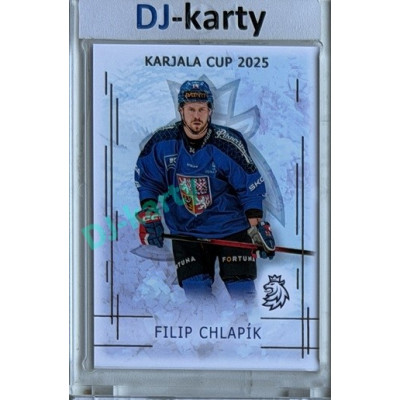 2025/26 Real Cards serie 1 #KC-08 Filip Chlapík Karjala cup 2025/26 Silver xx/22
