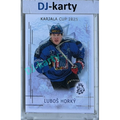 2025/26 Real Cards serie 1 #KC-07 Luboš Horký Karjala cup 2025/26 Silver xx/22