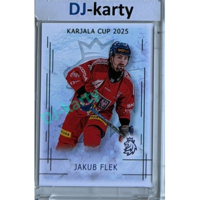 2025/26 Real Cards serie 1 #KC-05 Jakub Flek Karjala cup 2025/26 Silver xx/22