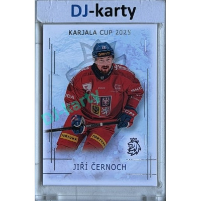 2025/26 Real Cards serie 1 #KC-04 Jiří Černoch Karjala cup 2025/26 Silver xx/22