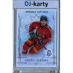 2025/26 Real Cards serie 1 #KC-02 Ondřej Beránek Karjala cup 2025/26 Silver xx/22