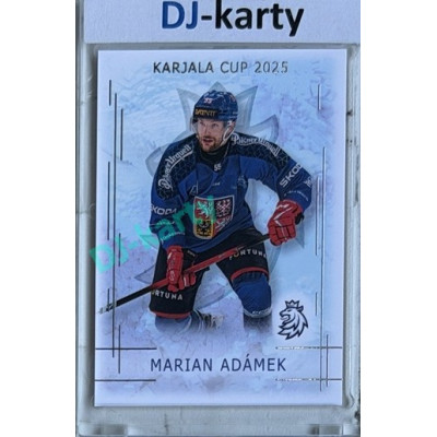 2025/26 Real Cards serie 1 #KC-01 Marian Adámek Karjala cup 2025/26 Silver xx/22