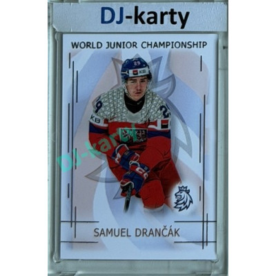 2025/26 Real Cards serie 1 #U20-04 Samuel Drančák World junior Championship U20 2025/26 Silver xx/22