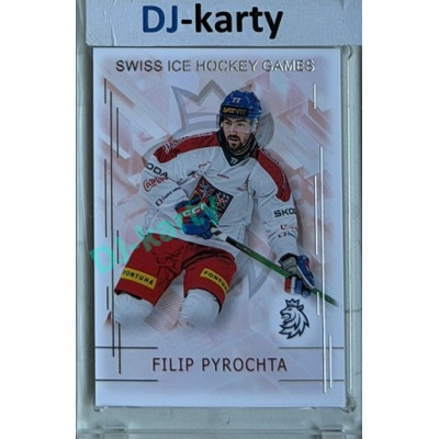 2025/26 Real Cards serie 1 #SHG-18 Filip Pyrochta Swiss ice hockey games 2025/26 Silver xx/22