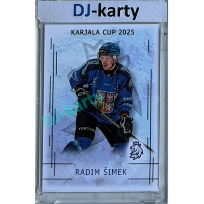 2025/26 Real Cards serie 1 #KC-24 Radim Šimek Karjala cup 2025/26 Silver xx/22