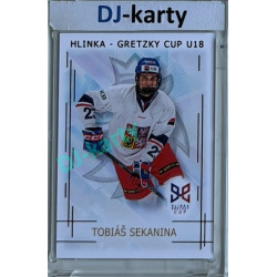 2025/26 Real Cards serie 1 #HG-18 Tobiáš Sekanina Hlinka-Gretzky cup U18 Red xx/12