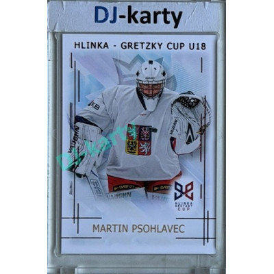2025/26 Real Cards serie 1 #HG-14 Martin Psohlavec Hlinka-Gretzky cup U18 Red xx/12