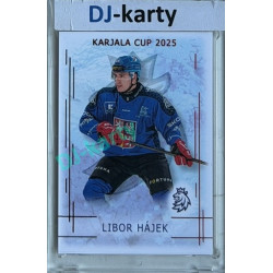 2025/26 Real Cards serie 1 #KC-06 Libor Hájek Karjala cup 2025/26 Red xx/12
