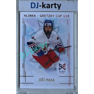 2025/26 Real Cards serie 1 #HG-10 Jiří Maxa Hlinka-Gretzky cup U18 Red xx/12