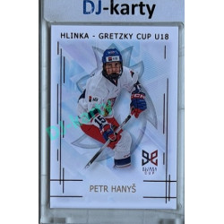 2025/26 Real Cards serie 1 #HG-03 Petr Hanyš Hlinka-Gretzky cup U18 Red xx/12