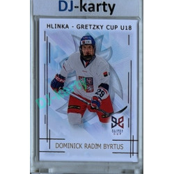 2025/26 Real Cards serie 1 #HG-02 Dominik Radim Byrtus Hlinka-Gretzky cup U18 Red xx/12
