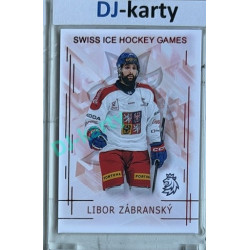 2025/26 Real Cards serie 1 #SHG-26 Libor Zábranský Swiss ice hockey games 2025/26 Red xx/12
