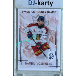 2025/26 Real Cards serie 1 #SHG-25 Daniel Voženílek Swiss ice hockey games 2025/26 Red xx/12