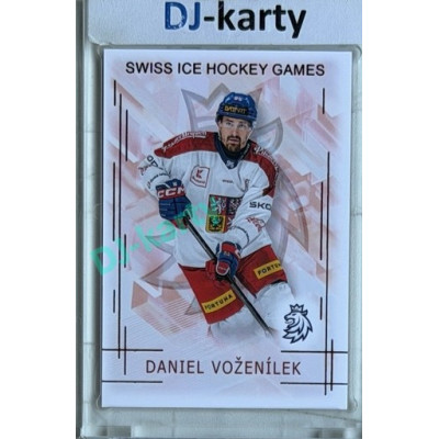2025/26 Real Cards serie 1 #SHG-25 Daniel Voženílek Swiss ice hockey games 2025/26 Red xx/12