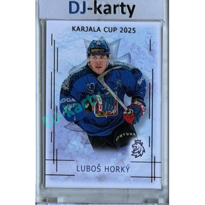 2025/26 Real Cards serie 1 #KC-07 Luboš Horký Karjala cup 2025/26 Red xx/12
