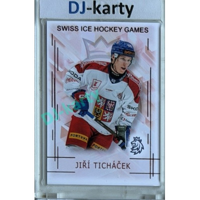2025/26 Real Cards serie 1 #SHG-24 Jiří Ticháček Swiss ice hockey games 2025/26 Red xx/12