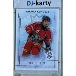 2025/26 Real Cards serie 1 #KC-05 Jakub Flek Karjala cup 2025/26 Red xx/12